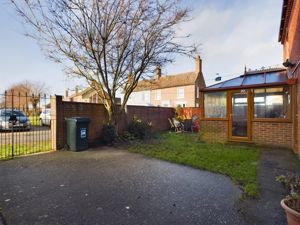 Rear parking space- click for photo gallery